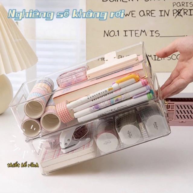 KHAY NHỰA TRONG SUỐT ĐỰNG MỸ PHẨM ĐA NĂNG-duoc-ban-tai-Sin Sin Shop