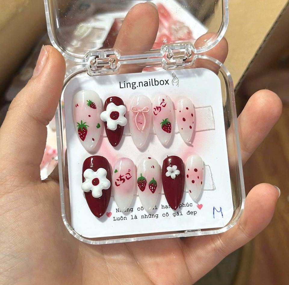 NAIL BOX THIẾT KẾ GEL NỔI/ MẮT MÈO-duoc-ban-tai-Sin Sin Shop