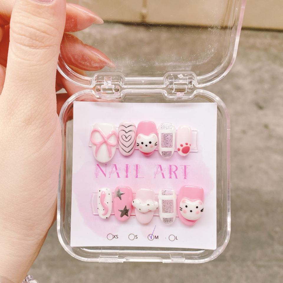 MÓNG THIẾT KẾ GEL NẶN THÚ NỔI-duoc-ban-tai-Sin Sin Shop
