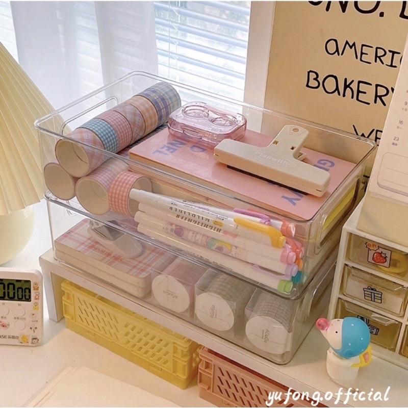 KHAY NHỰA TRONG SUỐT ĐỰNG MỸ PHẨM ĐA NĂNG-duoc-ban-tai-Sin Sin Shop