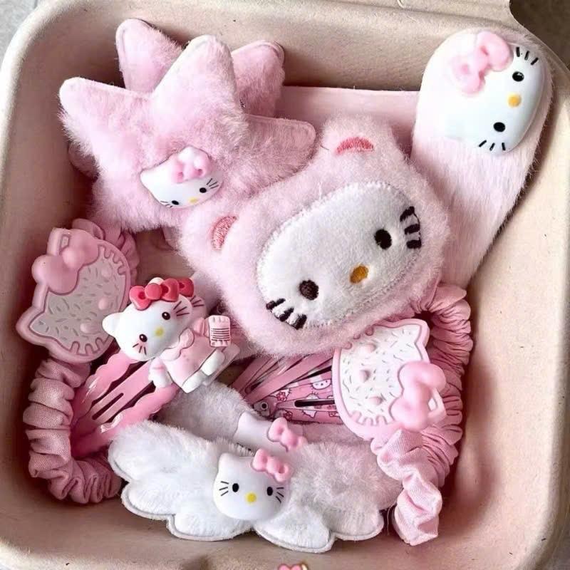 Set 14 Kẹp HelloKitty Hồng-duoc-ban-tai-Sin Sin Shop
