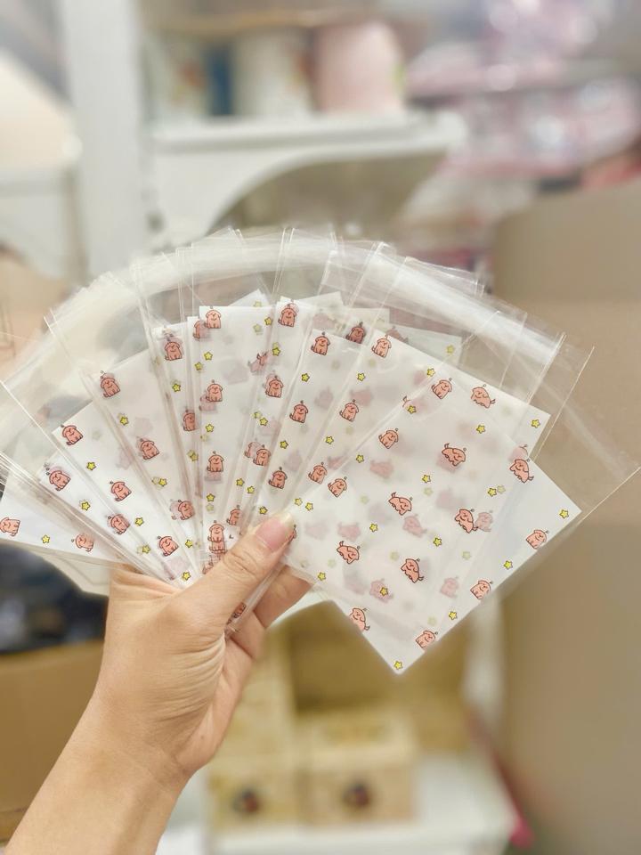 TÚI NILONG DÁN XẤP 50c HOẠT HÌNH CUTE-duoc-ban-tai-Sin Sin Shop
