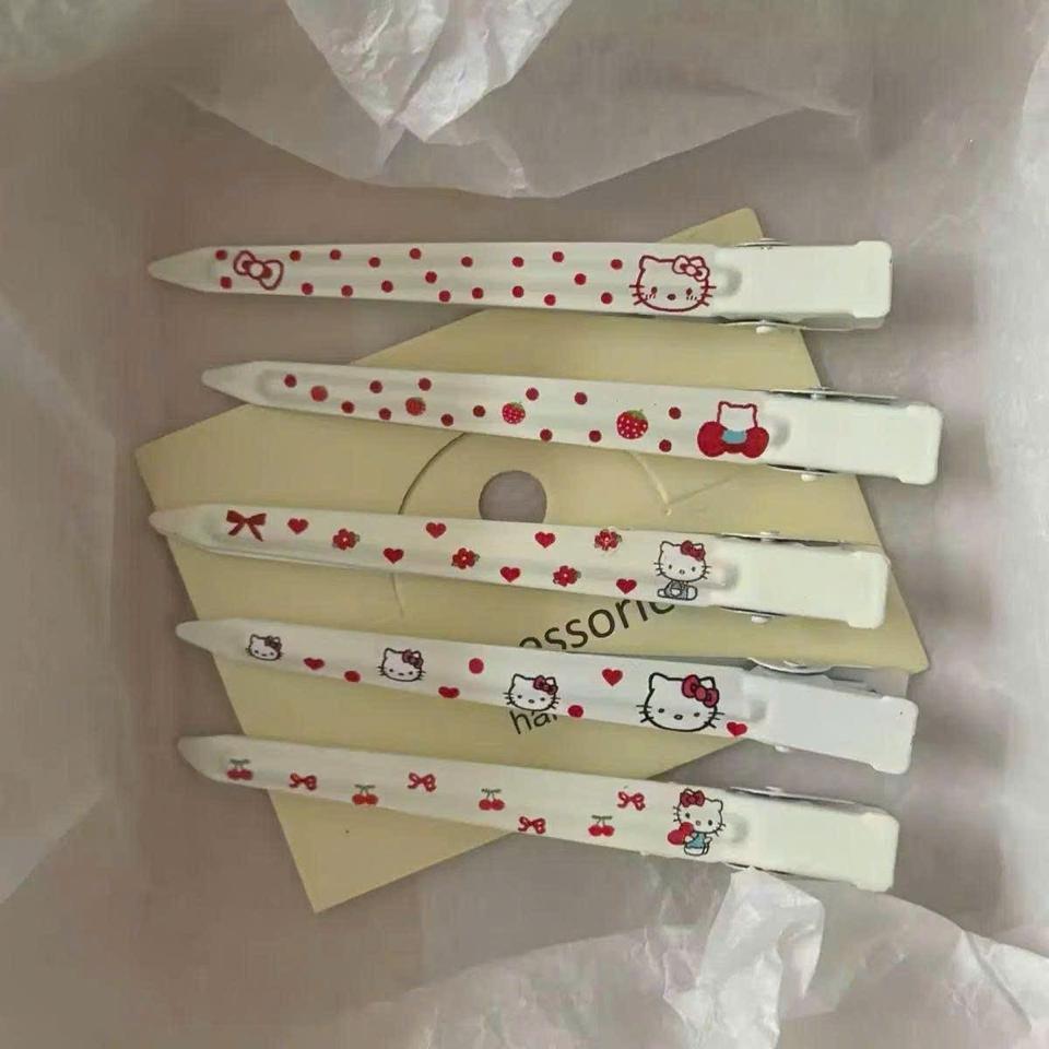 KẸP MỎ VỊT DÀI NHỌN HELLO KITTY TRẮNG-duoc-ban-tai-Sin Sin Shop