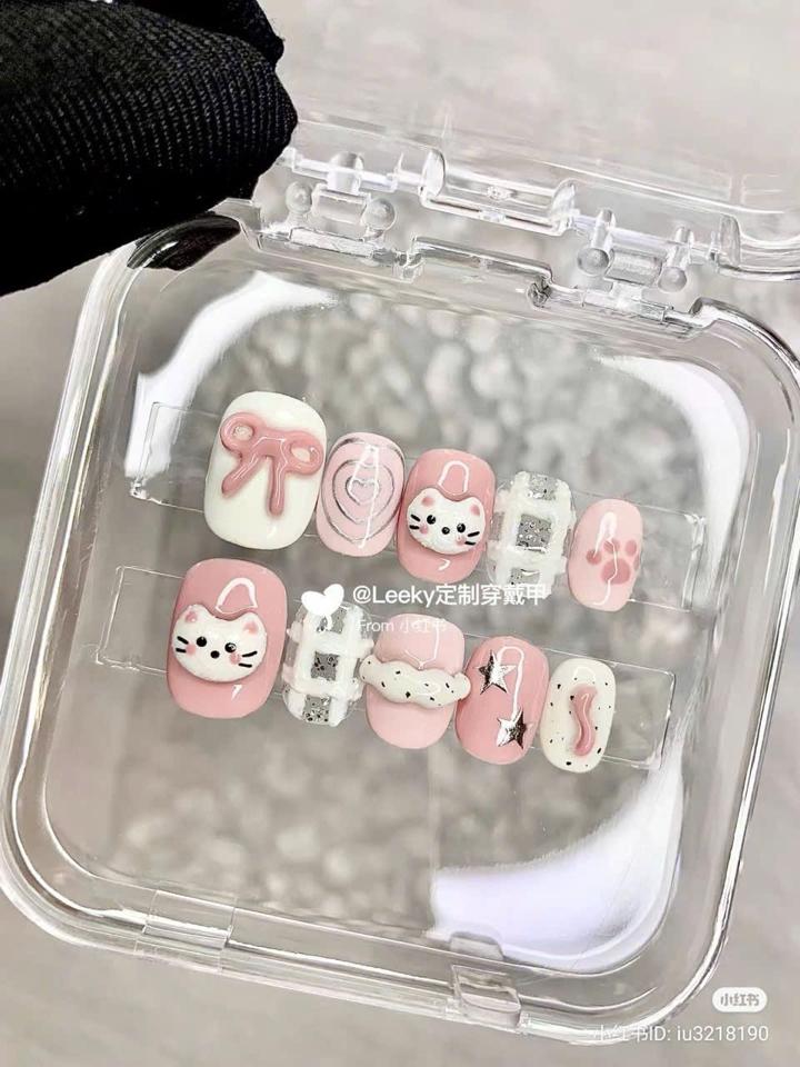 MÓNG THIẾT KẾ GEL NẶN THÚ NỔI-duoc-ban-tai-Sin Sin Shop