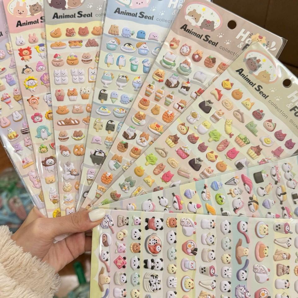 STICKER NỔI 3D ĐỘNG VẬT-duoc-ban-tai-Sin Sin Shop