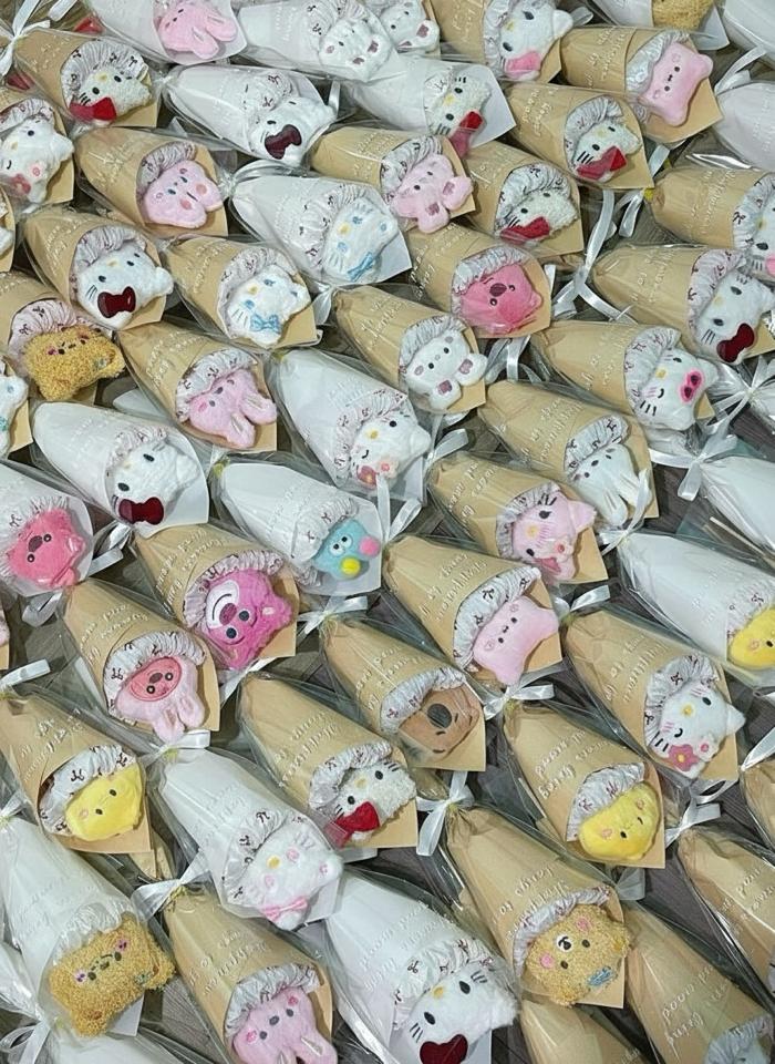 BÓ HOA ỐC QUẾ MẶT GẤU HELLO KITTY-duoc-ban-tai-Sin Sin Shop