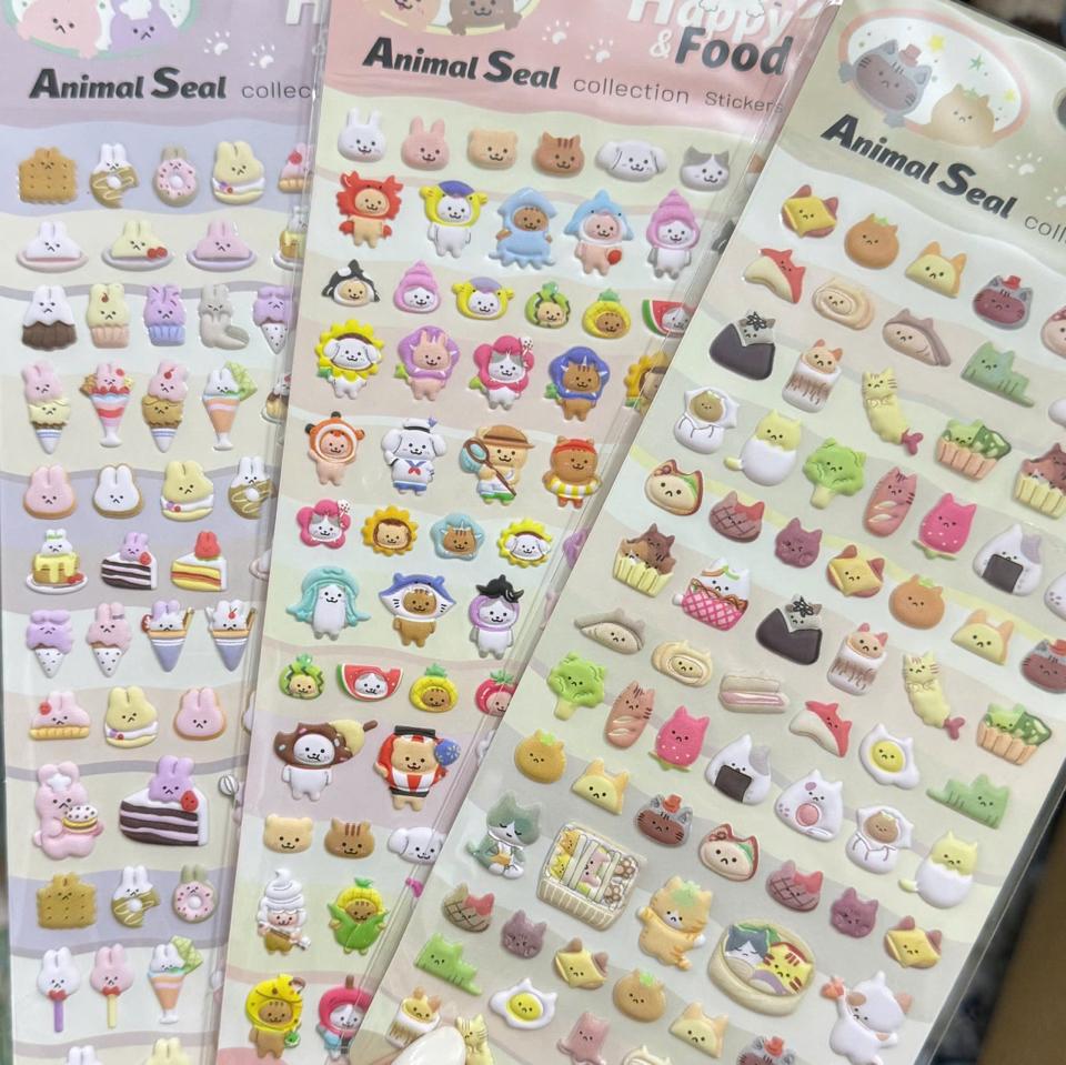 STICKER NỔI 3D ĐỘNG VẬT-duoc-ban-tai-Sin Sin Shop