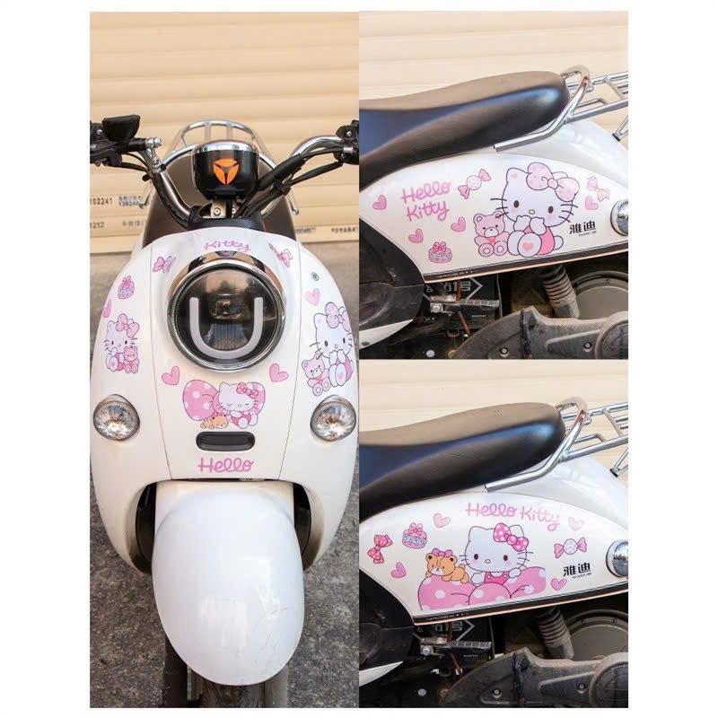 DECAN STICKER TRANG TRÍ XE HELLO KITTY HOẠT HÌNH-duoc-ban-tai-Sin Sin Shop