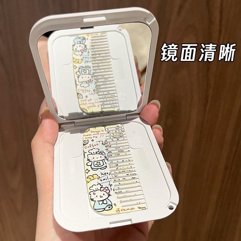GƯƠNG LƯỢC GẤP GỌN HELLO KITTY-duoc-ban-tai-Sin Sin Shop