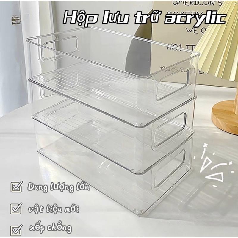 KHAY NHỰA TRONG SUỐT ĐỰNG MỸ PHẨM ĐA NĂNG-duoc-ban-tai-Sin Sin Shop