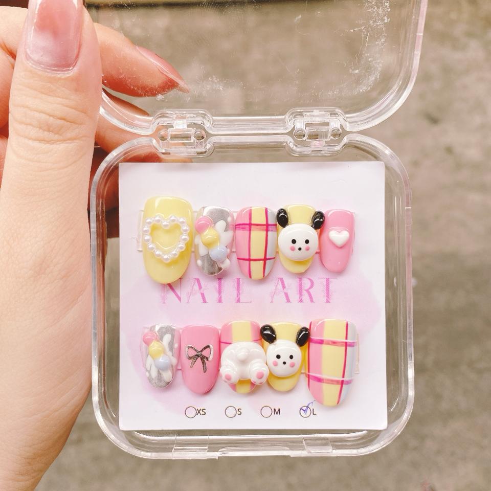 MÓNG THIẾT KẾ GEL NẶN THÚ NỔI-duoc-ban-tai-Sin Sin Shop