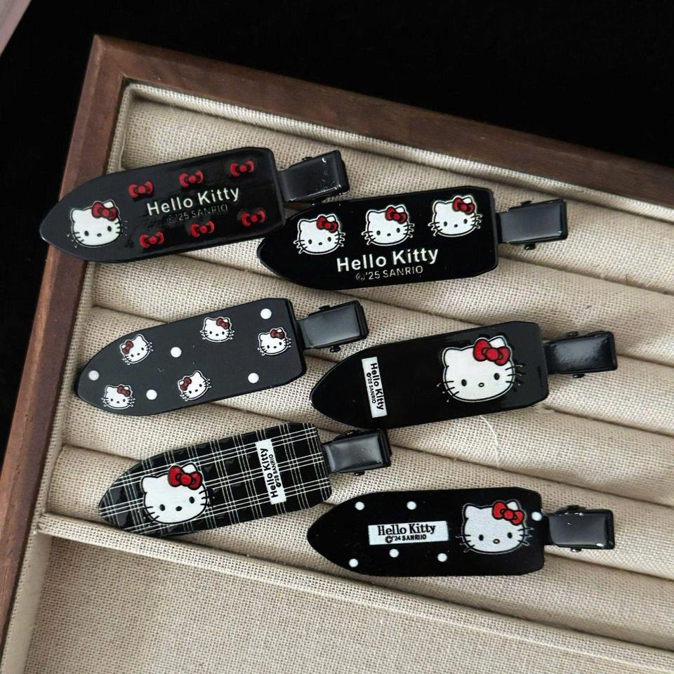 KẸP MÁI HELLO KITTY FULL BLACK-duoc-ban-tai-Sin Sin Shop