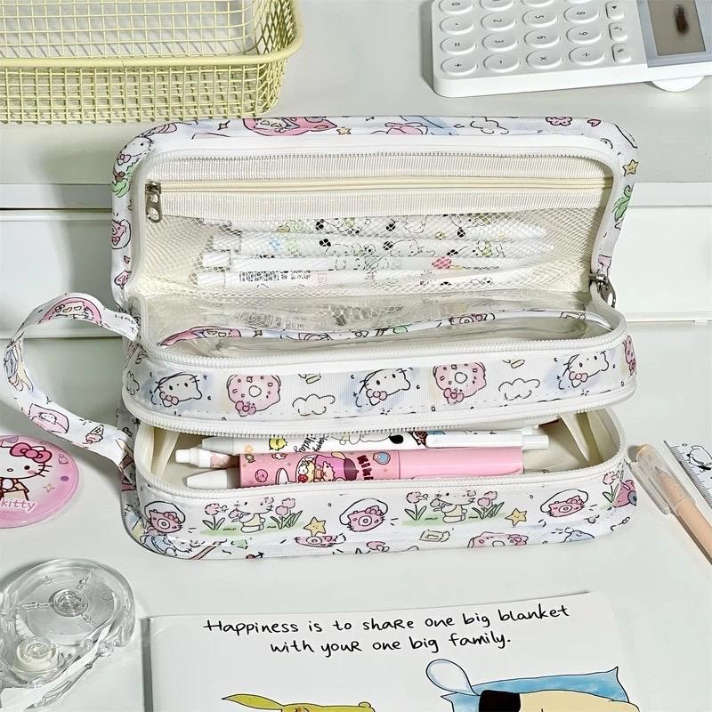 BÓP VIẾT HELLO KITTY/HOẠT HÌNH 4 NGĂN-duoc-ban-tai-Sin Sin Shop