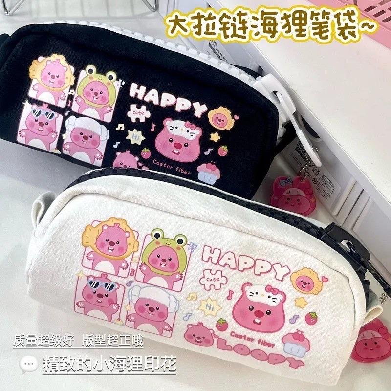 BÓP VIẾT TÚI ĐỰNG BÚT LOOPY KHOÁ KÉO BẢN TO-duoc-ban-tai-Sin Sin Shop