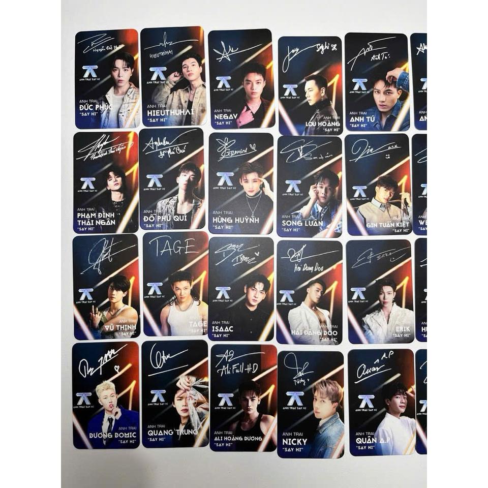 CARD ANH TRAI SAY HI 30 HÌNH CÓ CHỮ KÝ BO GÓC-duoc-ban-tai-Sin Sin Shop