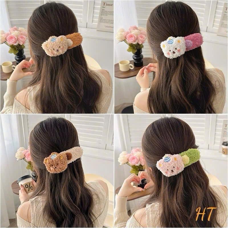 KẸP TÓC NHỒI BÔNG GẤU TO-duoc-ban-tai-Sin Sin Shop