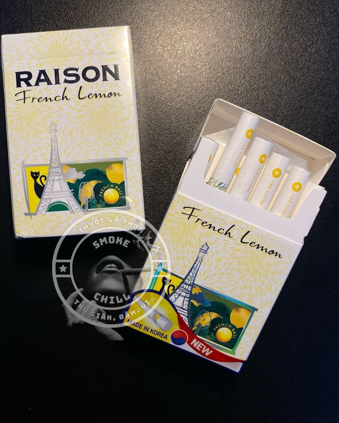RAISON FRENCH LEMON ( MÈO CHANH)-duoc-ban-tai-THUỐC LÁ THƠM SMOKE & CHILL