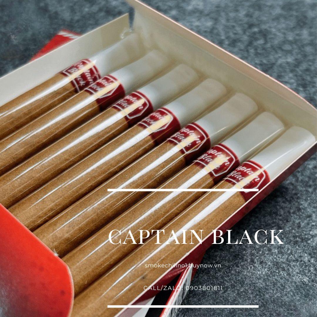 Xì Gà Captain Black Dark Crema 8 điếu-duoc-ban-tai-THUỐC LÁ THƠM SMOKE & CHILL