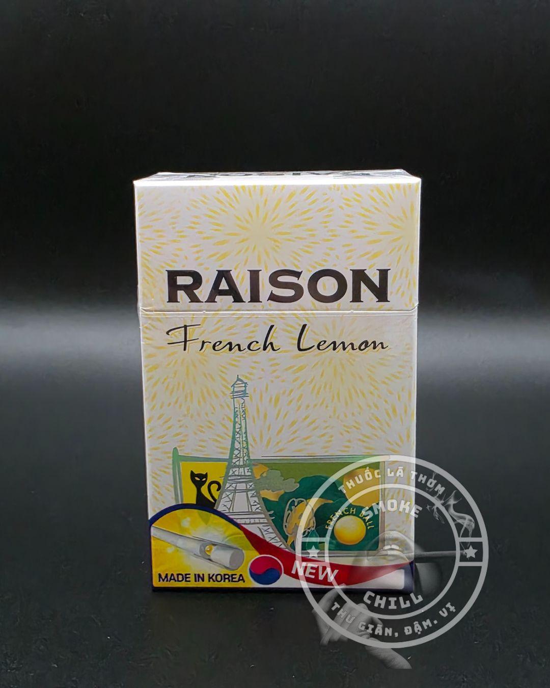 RAISON FRENCH LEMON ( MÈO CHANH)-duoc-ban-tai-THUỐC LÁ THƠM SMOKE & CHILL