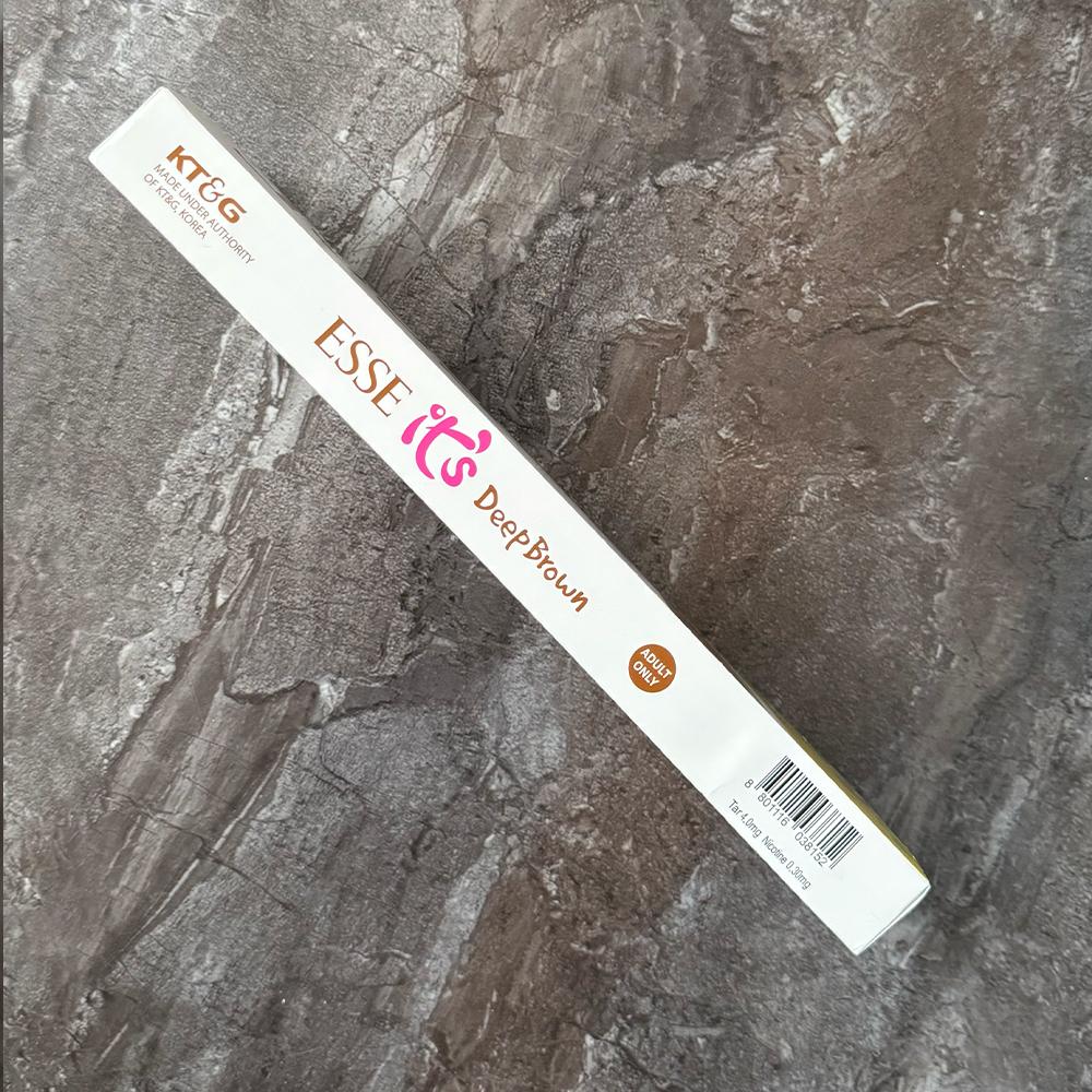 ESSE It's DEEP BROWN VỊ CHOCOLATE ĐƯỜNG ĐEN-duoc-ban-tai-THUỐC LÁ THƠM SMOKE & CHILL