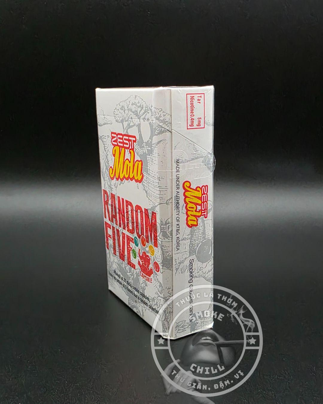 ZEST MOLA RANDOM FIVE-duoc-ban-tai-THUỐC LÁ THƠM SMOKE & CHILL