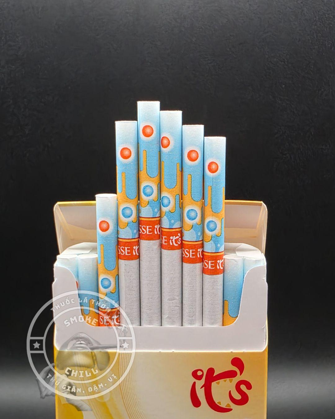 ESSE IT'S DOUBLE APPLE MINT & ORANGE-duoc-ban-tai-THUỐC LÁ THƠM SMOKE & CHILL