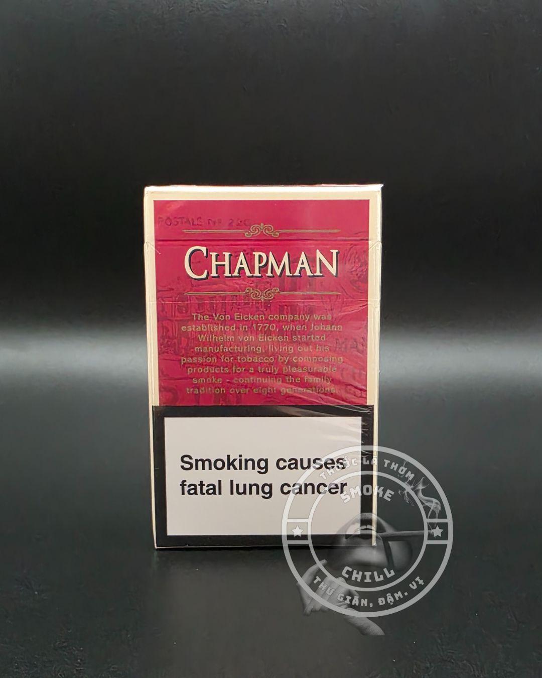 CHAPMAN NO.3 CHERRY ĐIẾU TO-duoc-ban-tai-THUỐC LÁ THƠM SMOKE & CHILL