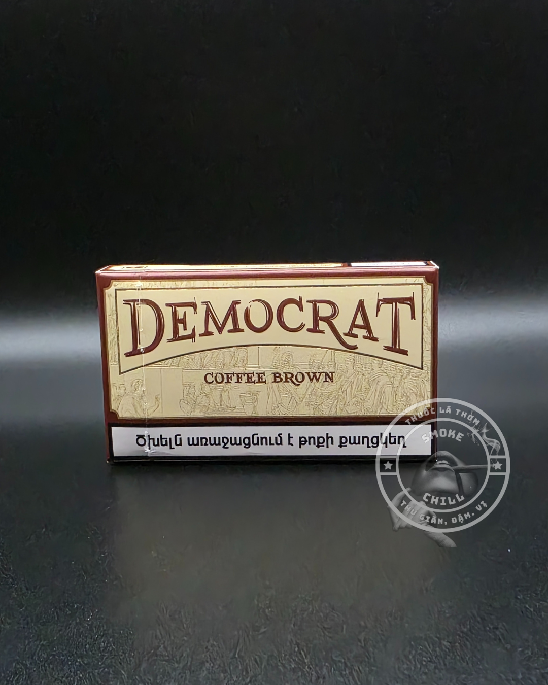 DEMOCRAT COFFEE BROWN ĐIẾU TO-duoc-ban-tai-THUỐC LÁ THƠM SMOKE & CHILL