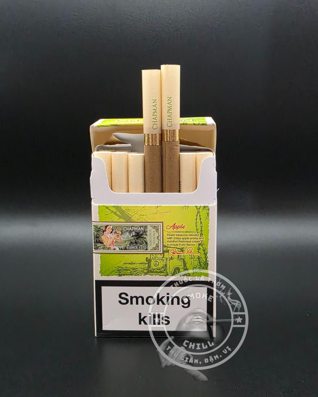 CHAPMAN APPLE  ĐIẾU TO-duoc-ban-tai-THUỐC LÁ THƠM SMOKE & CHILL
