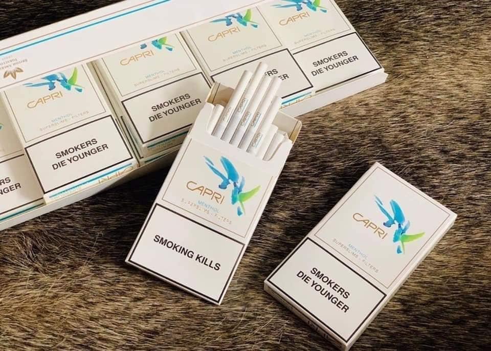 Capri Menthol-duoc-ban-tai-THUỐC LÁ THƠM SMOKE & CHILL