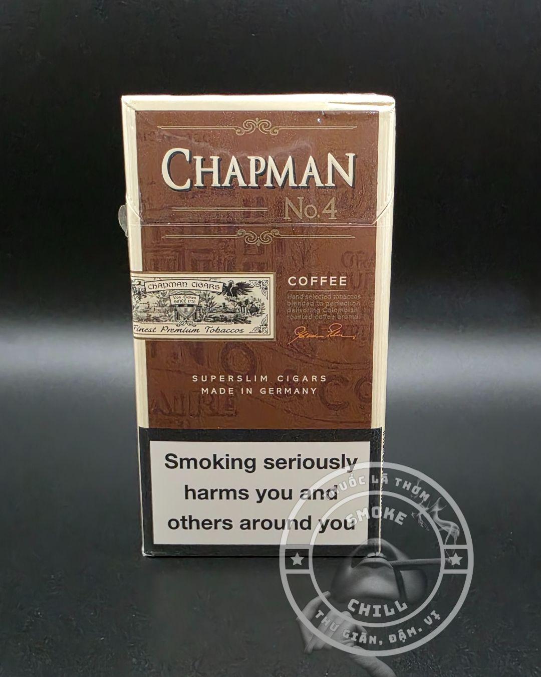 CHAPMAN NO.4 COFFEE ĐIẾU NHỎ-duoc-ban-tai-THUỐC LÁ THƠM SMOKE & CHILL