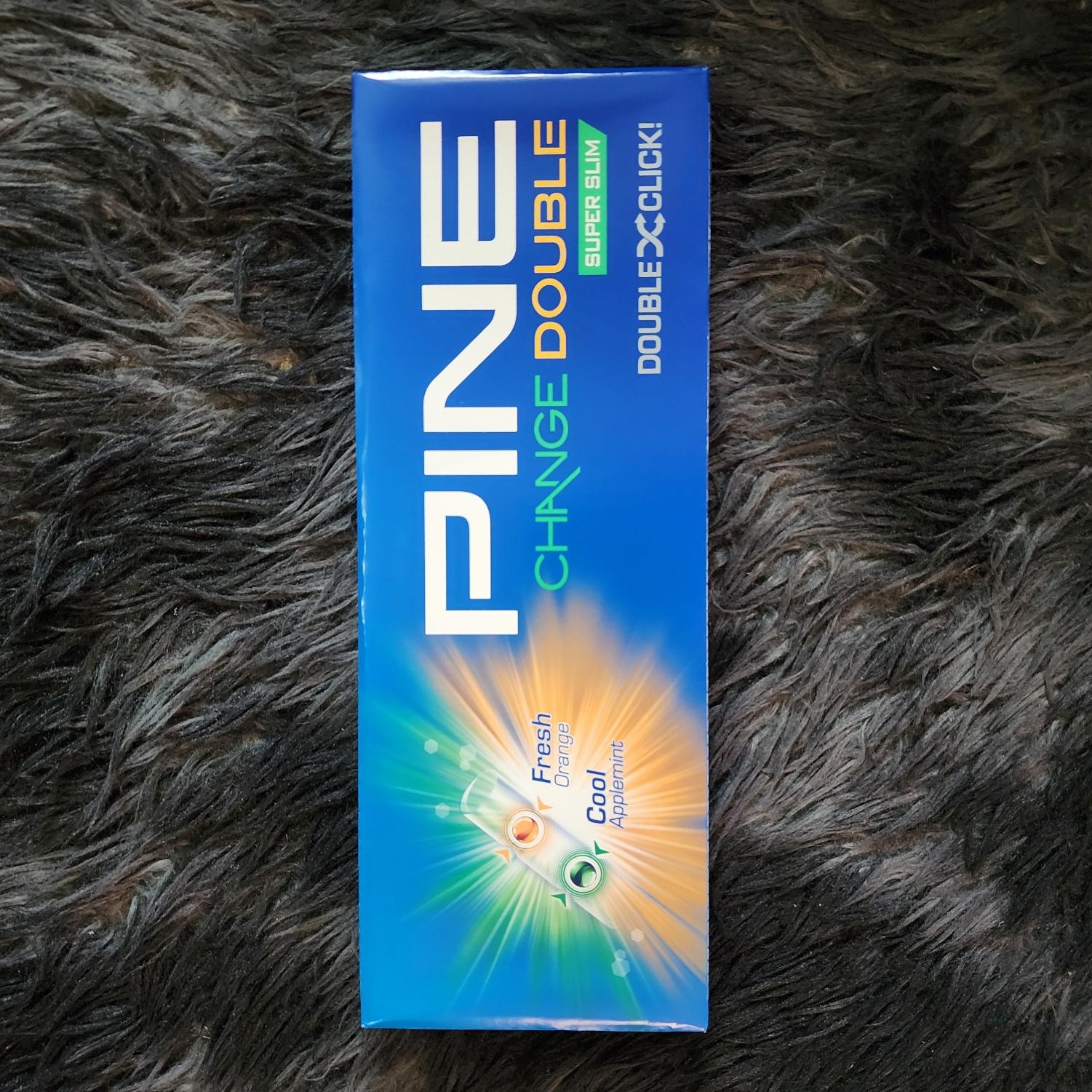 PINE CHANGE DOUBLE SUPER SLIM ORANGE & APPLEMINT-duoc-ban-tai-THUỐC LÁ THƠM SMOKE & CHILL