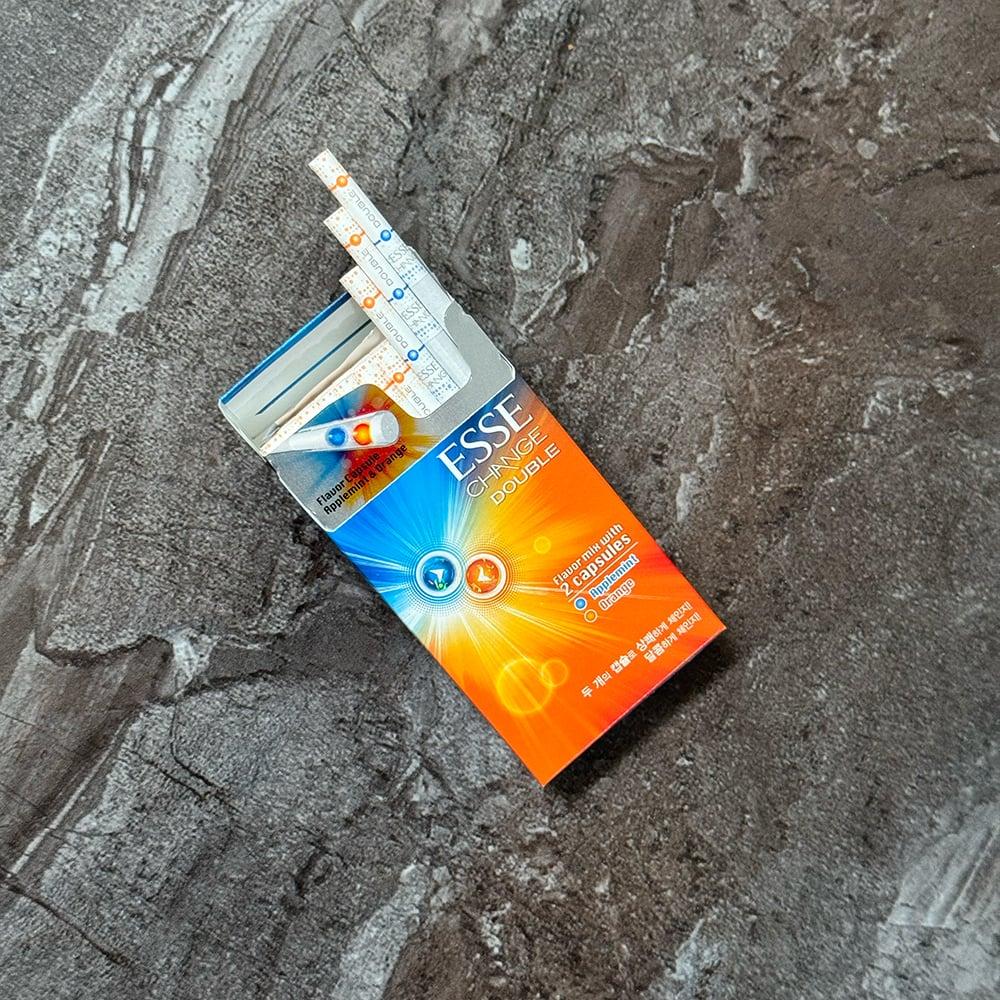 ESSE CHANGE DOUBLE APPLEMINT & ORANGE-duoc-ban-tai-THUỐC LÁ THƠM SMOKE & CHILL