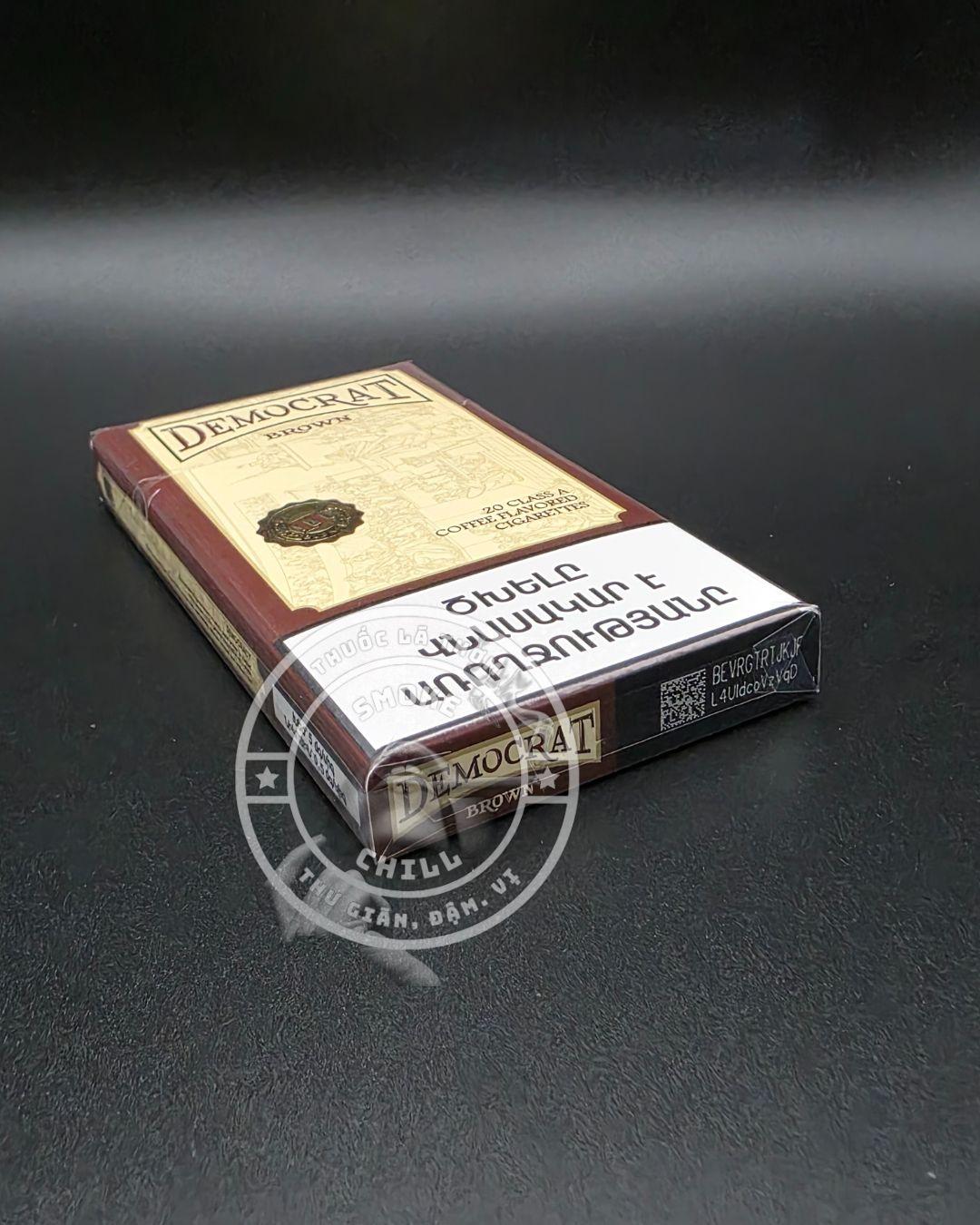 DEMOCRAT COFFEE BROWN ĐIẾU NHỎ-duoc-ban-tai-THUỐC LÁ THƠM SMOKE & CHILL