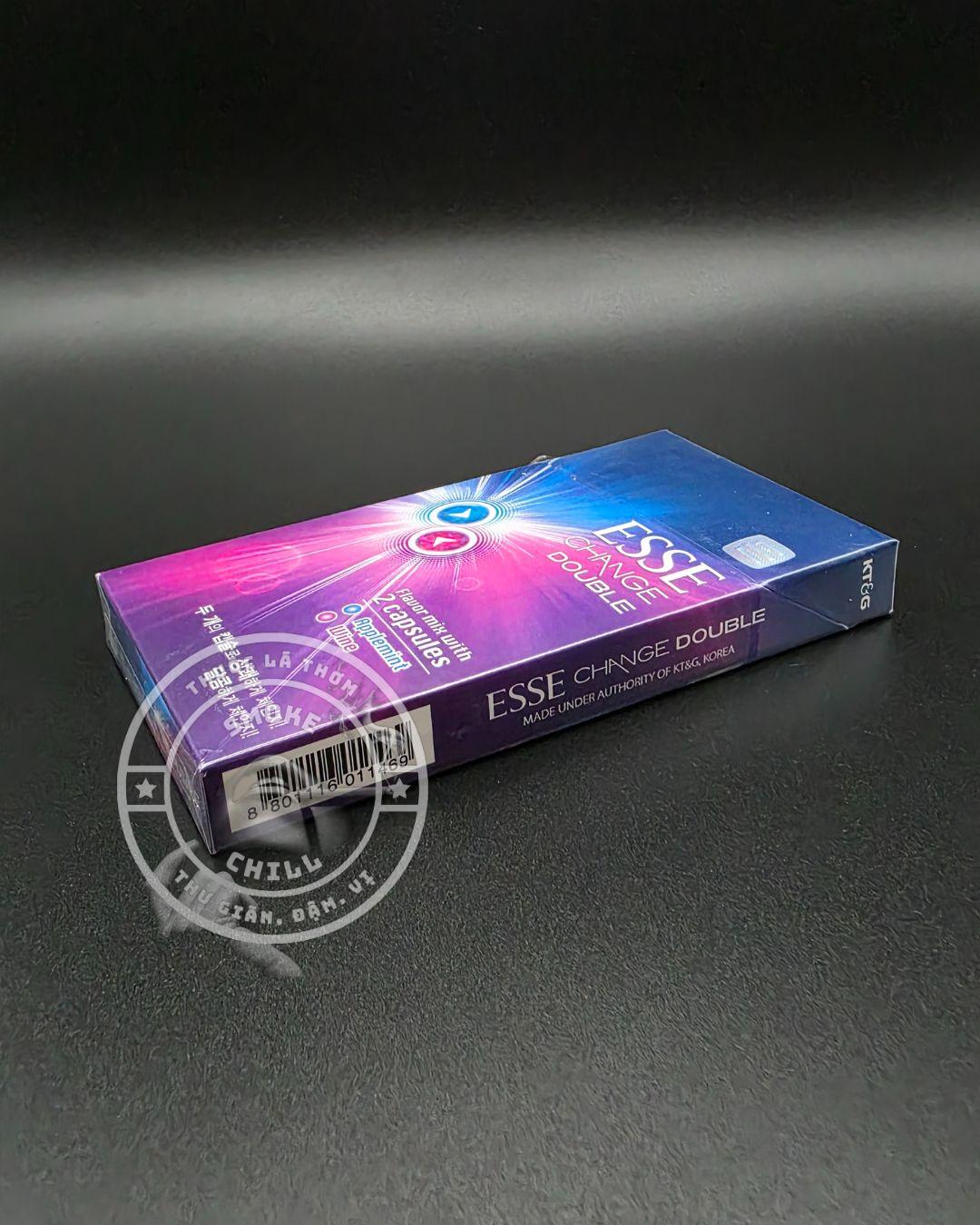 ESSE CHANGE DOUBLE APPLEMIND & WINE-duoc-ban-tai-THUỐC LÁ THƠM SMOKE & CHILL