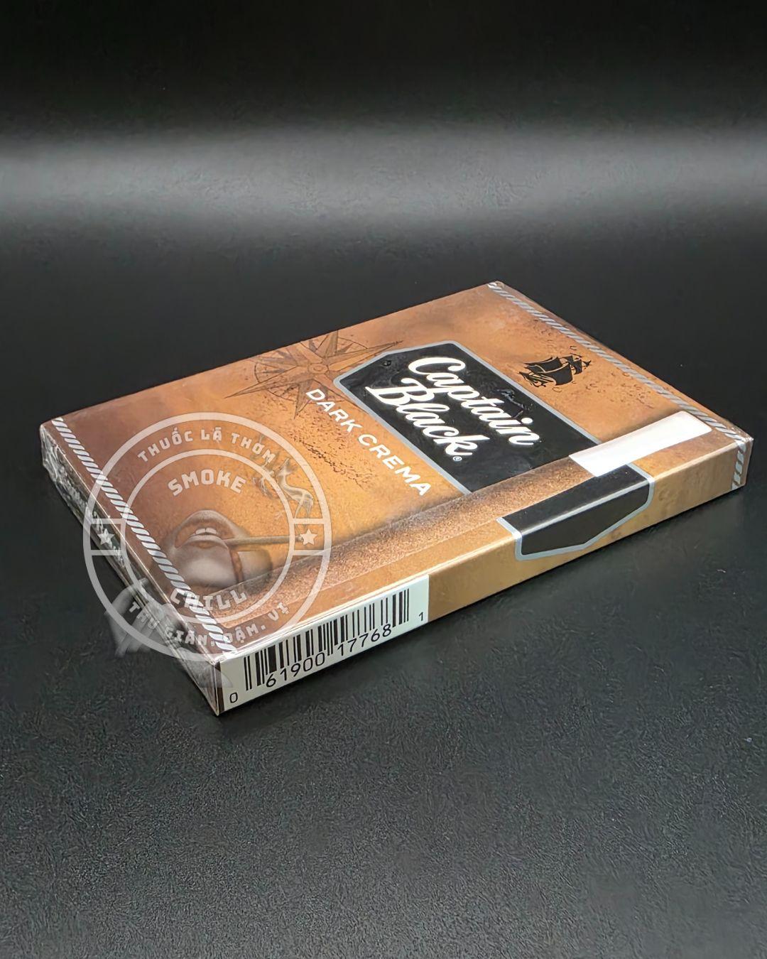 Xì Gà Captain Black Dark Crema 8 điếu-duoc-ban-tai-THUỐC LÁ THƠM SMOKE & CHILL