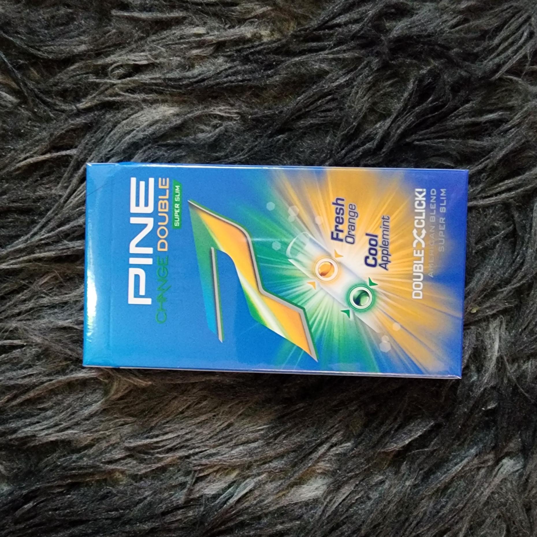 PINE CHANGE DOUBLE SUPER SLIM ORANGE & APPLEMINT-duoc-ban-tai-THUỐC LÁ THƠM SMOKE & CHILL