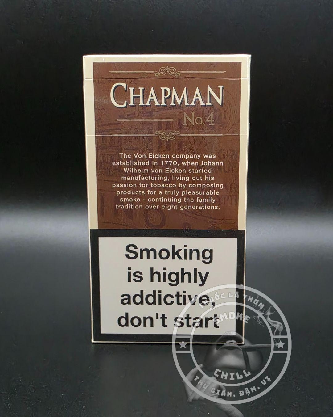 CHAPMAN NO.4 COFFEE ĐIẾU NHỎ-duoc-ban-tai-THUỐC LÁ THƠM SMOKE & CHILL