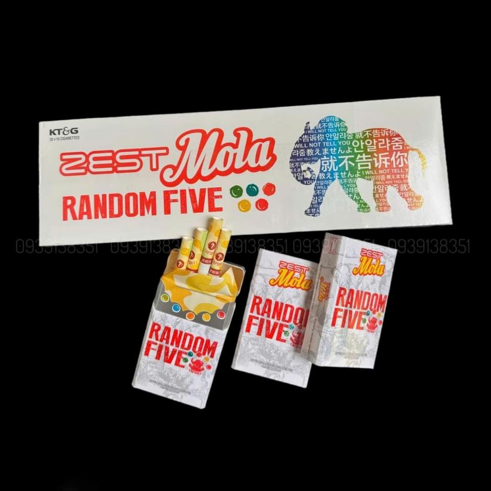 ZEST MOLA RANDOM FIVE-duoc-ban-tai-THUỐC LÁ THƠM SMOKE & CHILL