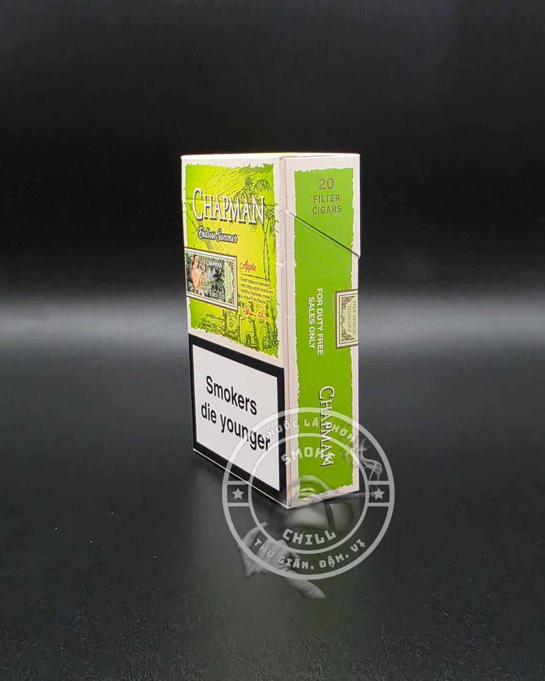 CHAPMAN APPLE  ĐIẾU TO-duoc-ban-tai-THUỐC LÁ THƠM SMOKE & CHILL