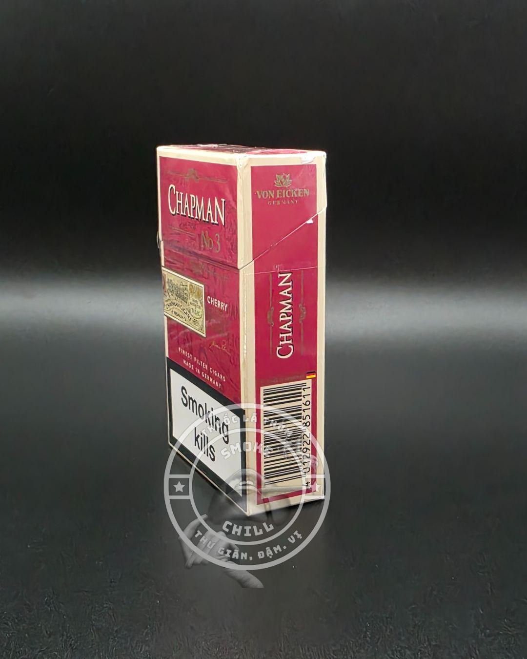CHAPMAN NO.3 CHERRY ĐIẾU TO-duoc-ban-tai-THUỐC LÁ THƠM SMOKE & CHILL