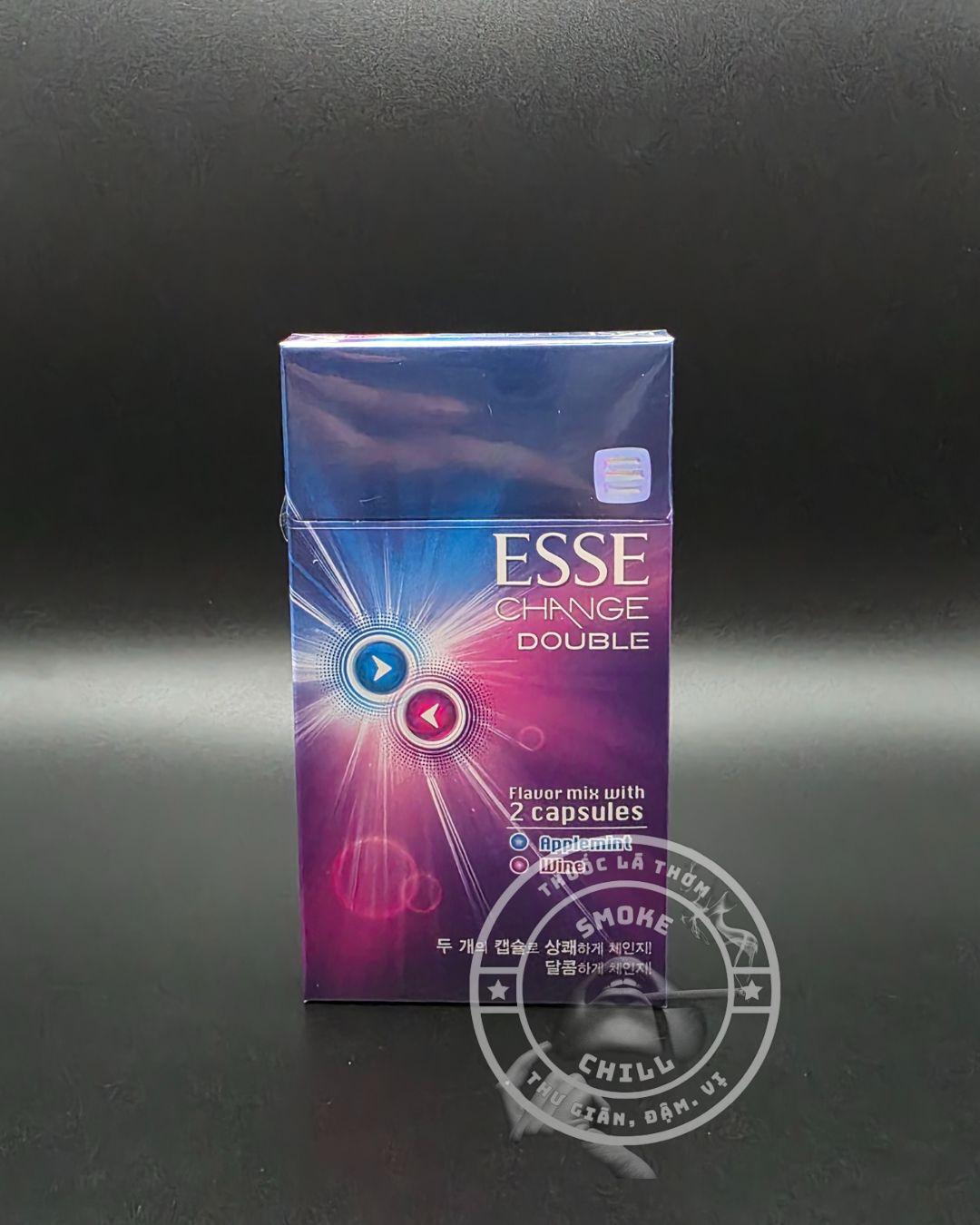 ESSE CHANGE DOUBLE APPLEMIND & WINE-duoc-ban-tai-THUỐC LÁ THƠM SMOKE & CHILL