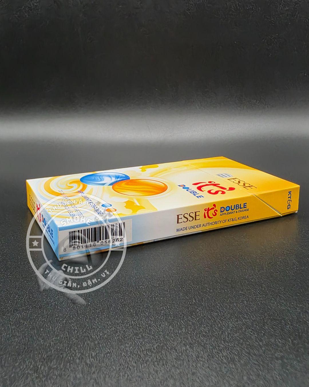 ESSE IT'S DOUBLE APPLE MINT & ORANGE-duoc-ban-tai-THUỐC LÁ THƠM SMOKE & CHILL
