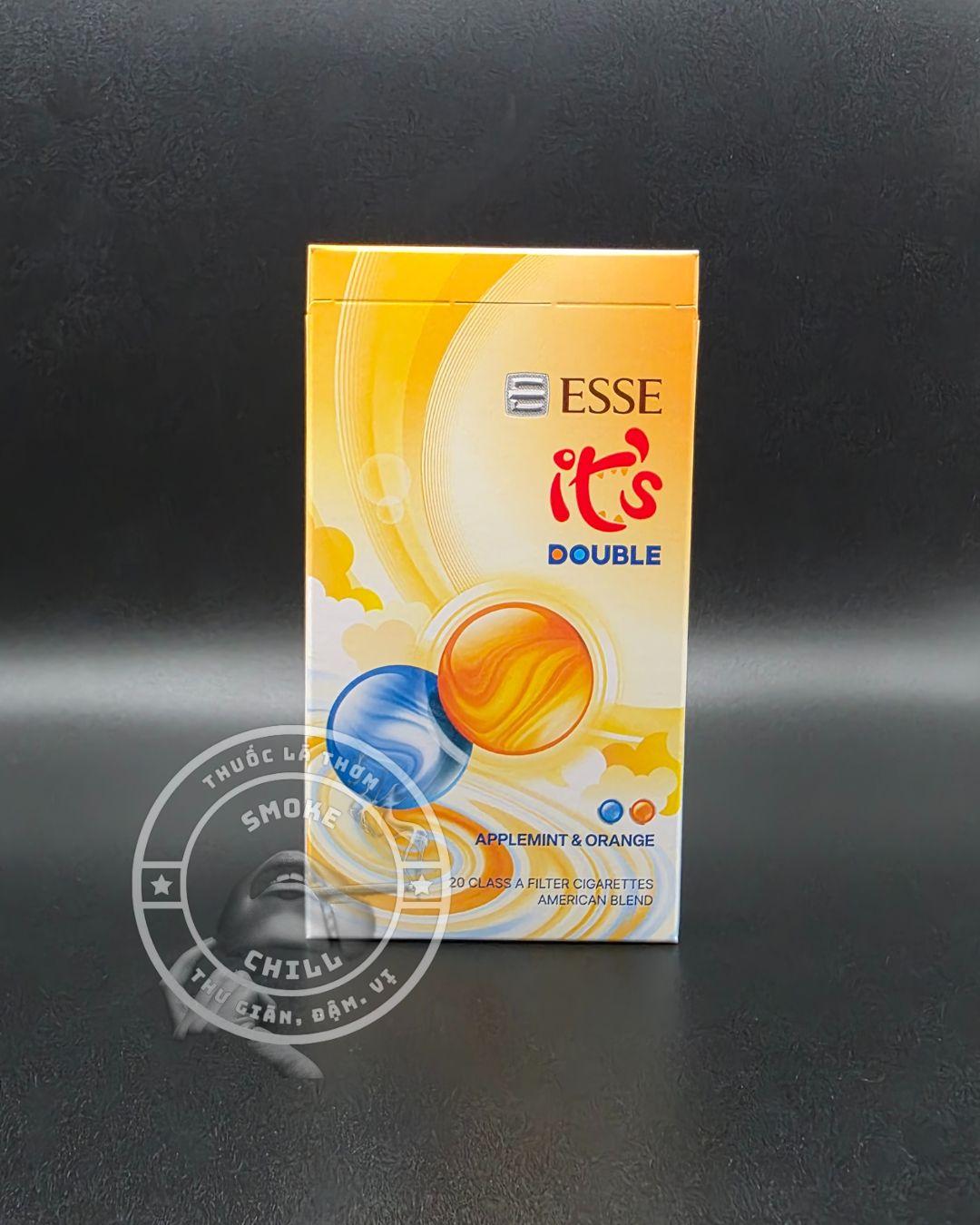 ESSE IT'S DOUBLE APPLE MINT & ORANGE-duoc-ban-tai-THUỐC LÁ THƠM SMOKE & CHILL