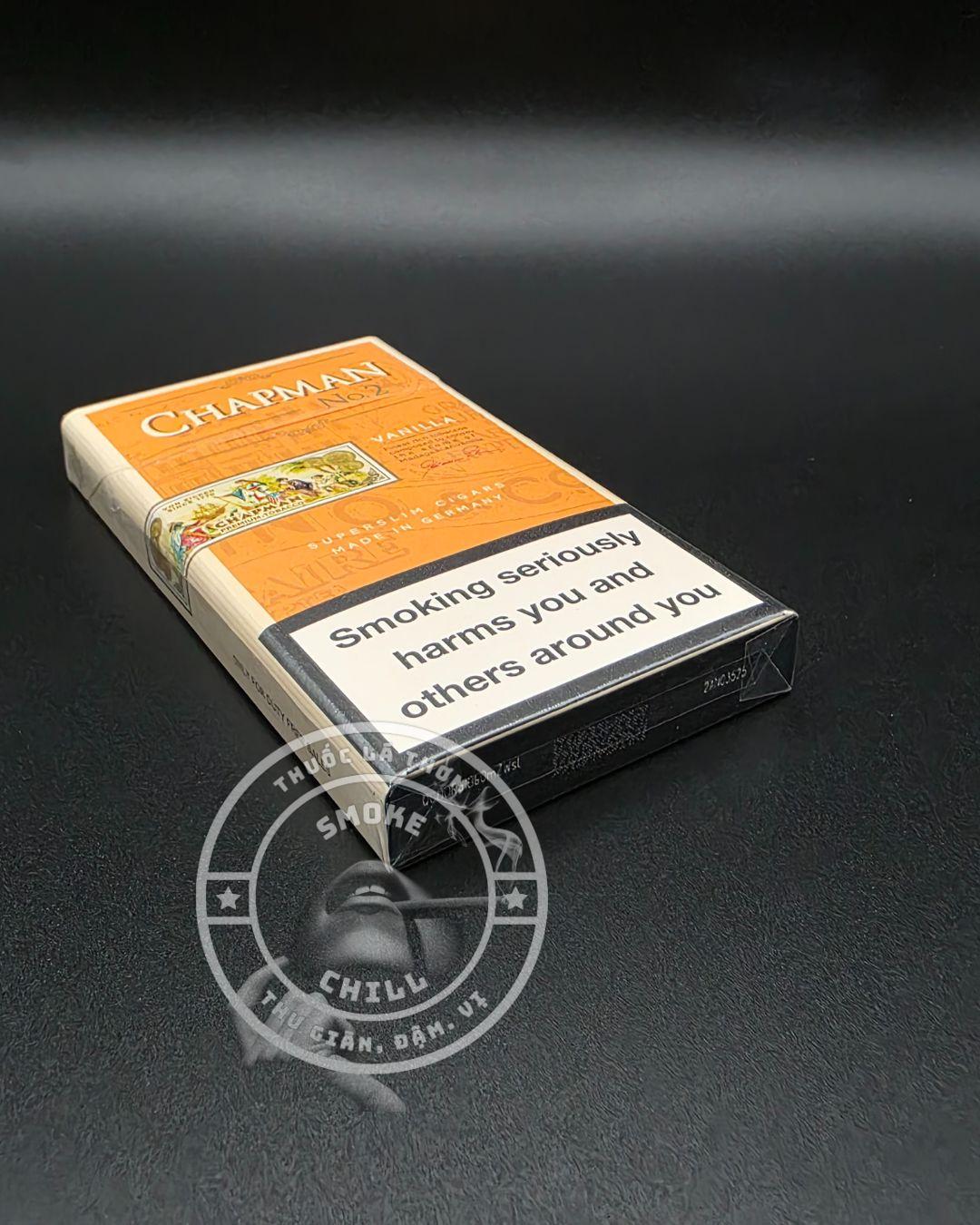 CHAPMAN N0.2 VANILLA ĐIẾU NHỎ-duoc-ban-tai-THUỐC LÁ THƠM SMOKE & CHILL