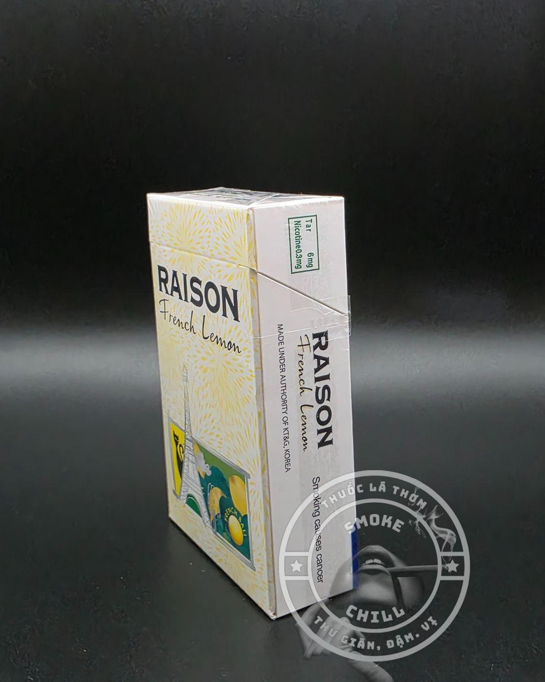 RAISON FRENCH LEMON ( MÈO CHANH)-duoc-ban-tai-THUỐC LÁ THƠM SMOKE & CHILL