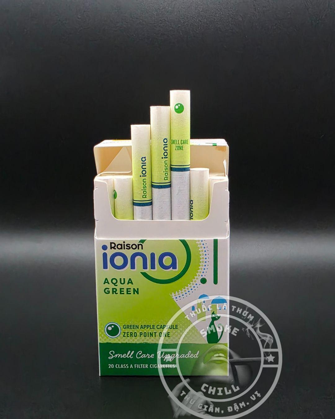 RAISON IONIA AQUA GREEN-duoc-ban-tai-THUỐC LÁ THƠM SMOKE & CHILL