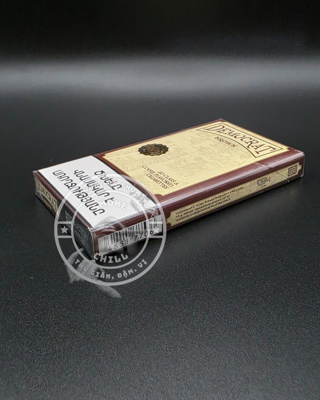 DEMOCRAT COFFEE BROWN ĐIẾU NHỎ-duoc-ban-tai-THUỐC LÁ THƠM SMOKE & CHILL