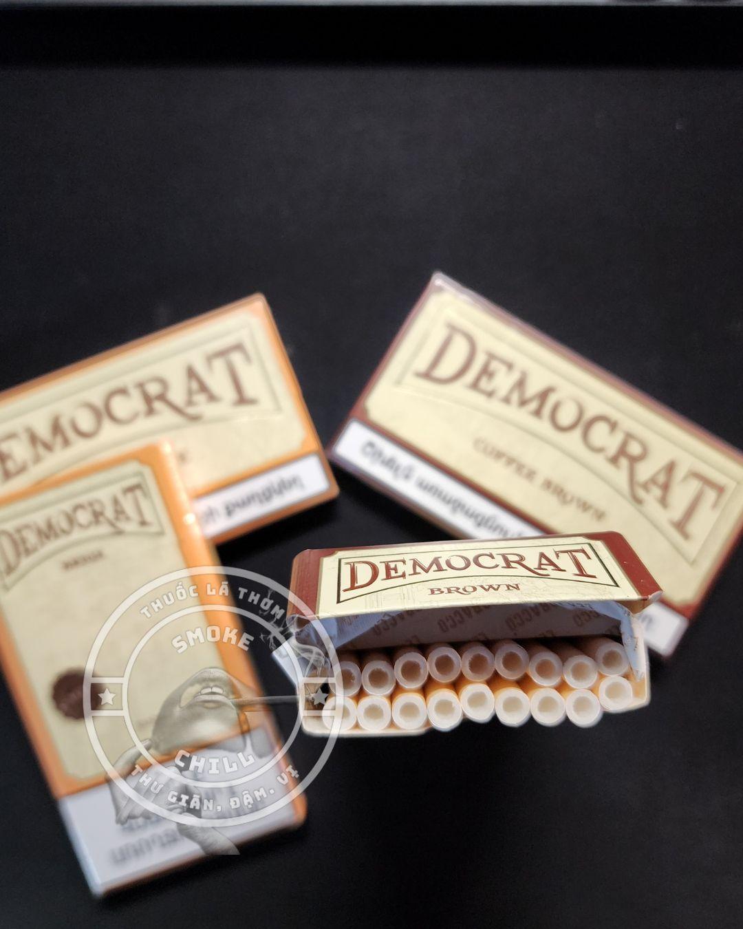 DEMOCRAT COFFEE BROWN ĐIẾU NHỎ-duoc-ban-tai-THUỐC LÁ THƠM SMOKE & CHILL