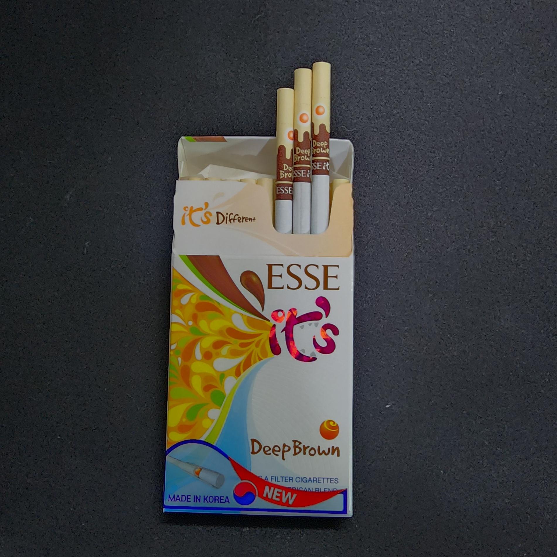 ESSE It's DEEP BROWN VỊ CHOCOLATE ĐƯỜNG ĐEN-duoc-ban-tai-THUỐC LÁ THƠM SMOKE & CHILL